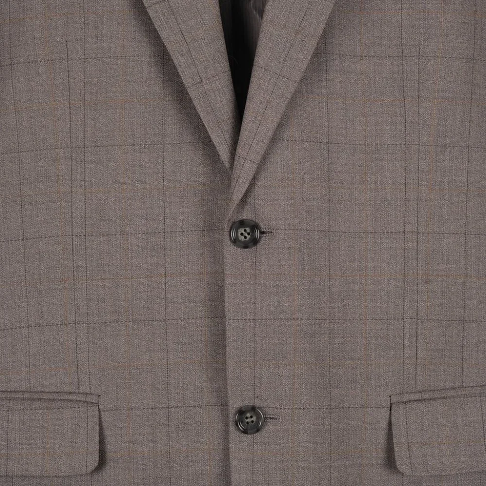 Pendleton Gray 100% Wool Suit Jacket 44R